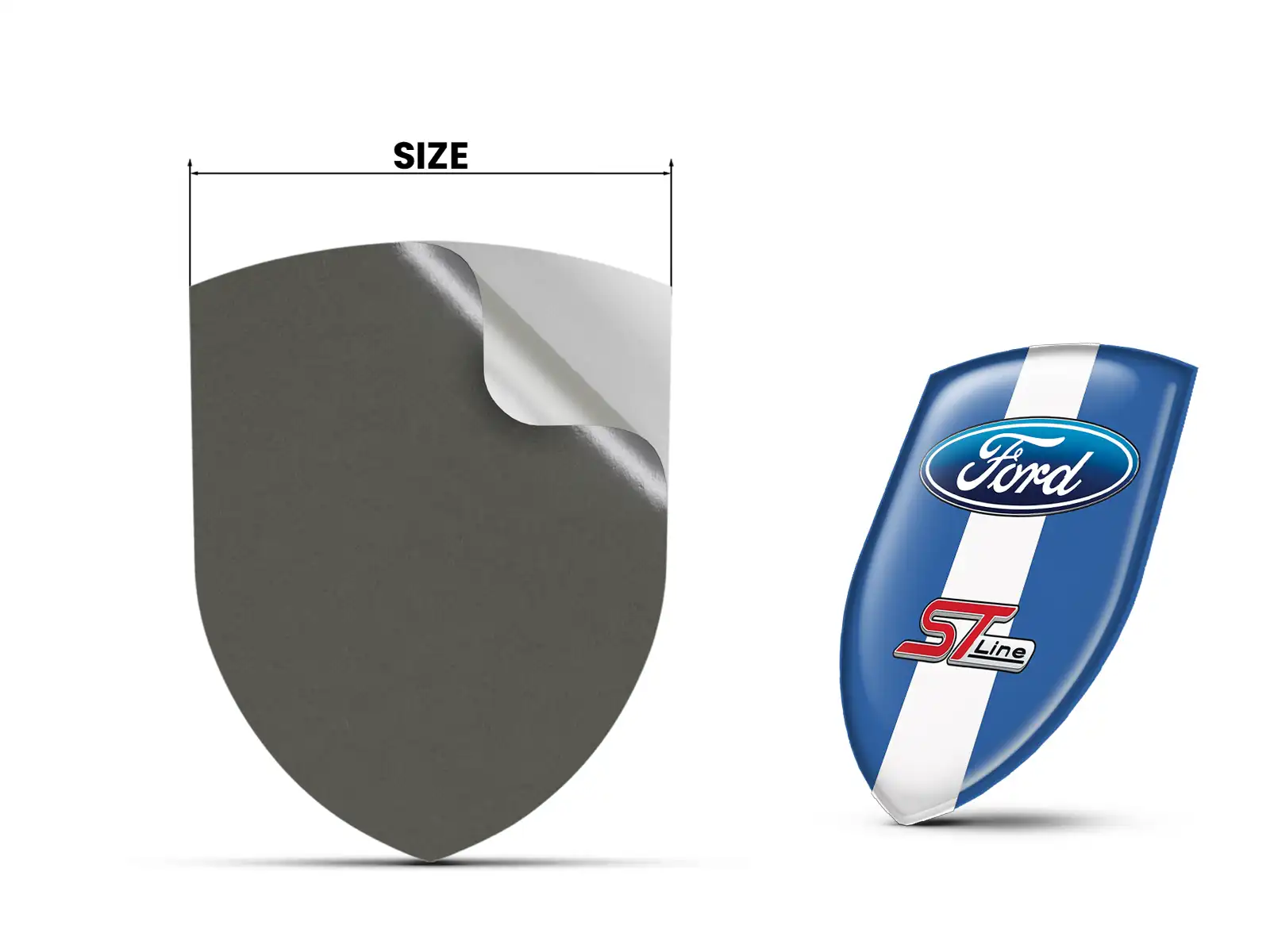 Ford Stickers Vitre Auto Perso Style Max Pro Résistant